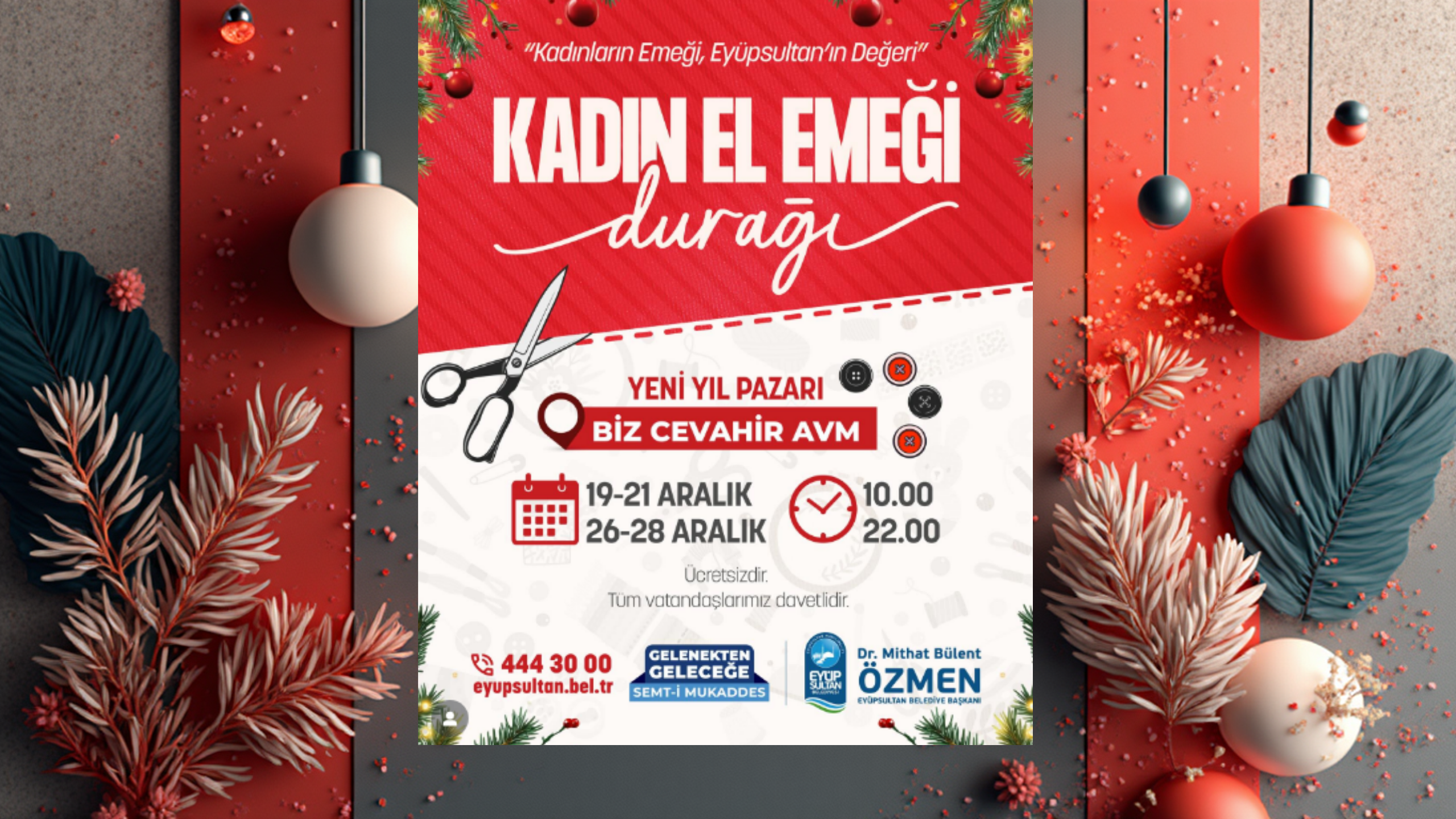 Adana Büyükşehir Belediyesinden Kadın Emeği Pazarı