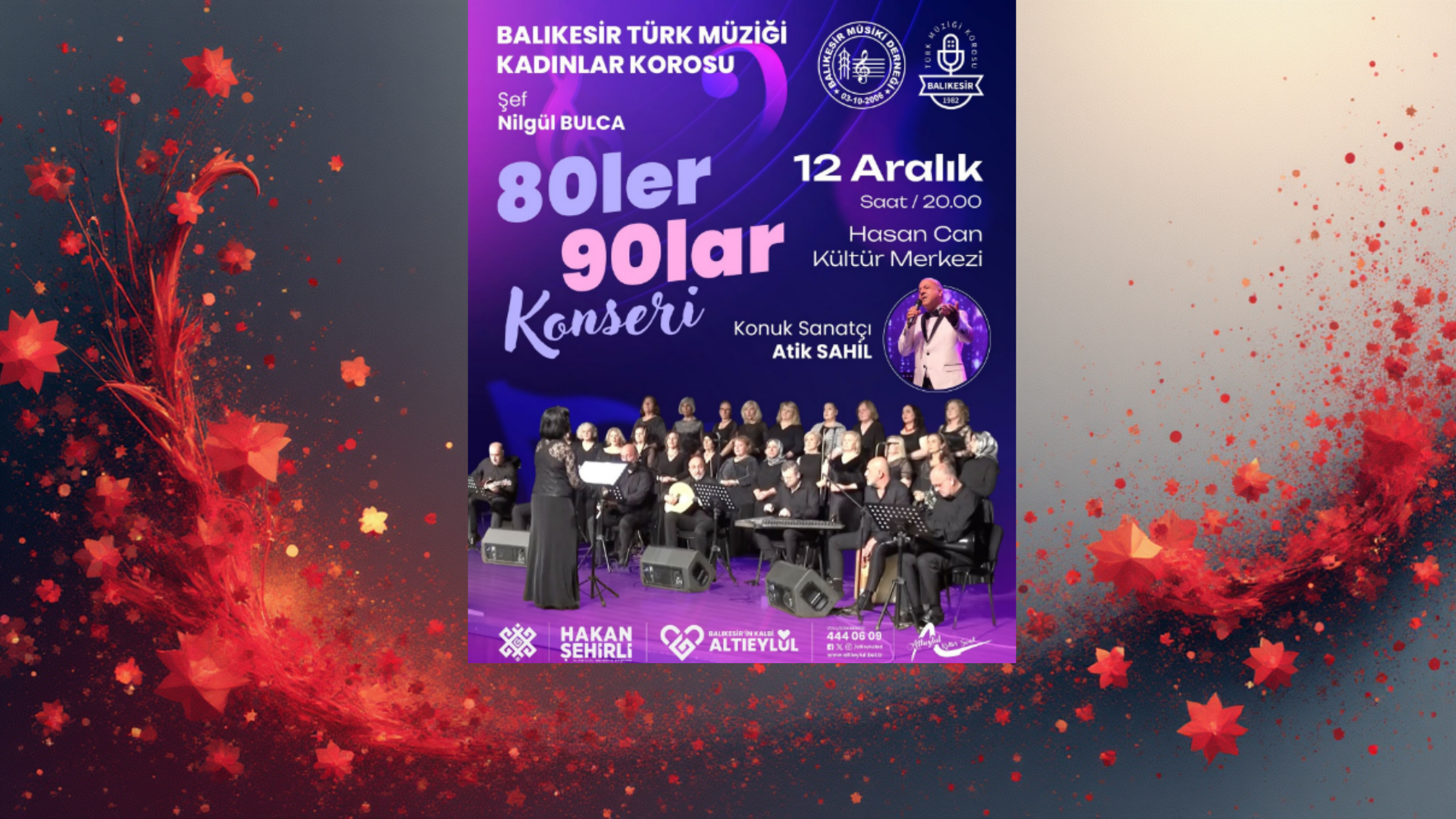 Balıkesir Altıeylül Belediyesi’nden 80’ler 90’lar müzik konseri