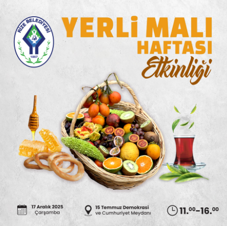 Rize Belediyesinden Yerli Malı Haftası Etkinliği